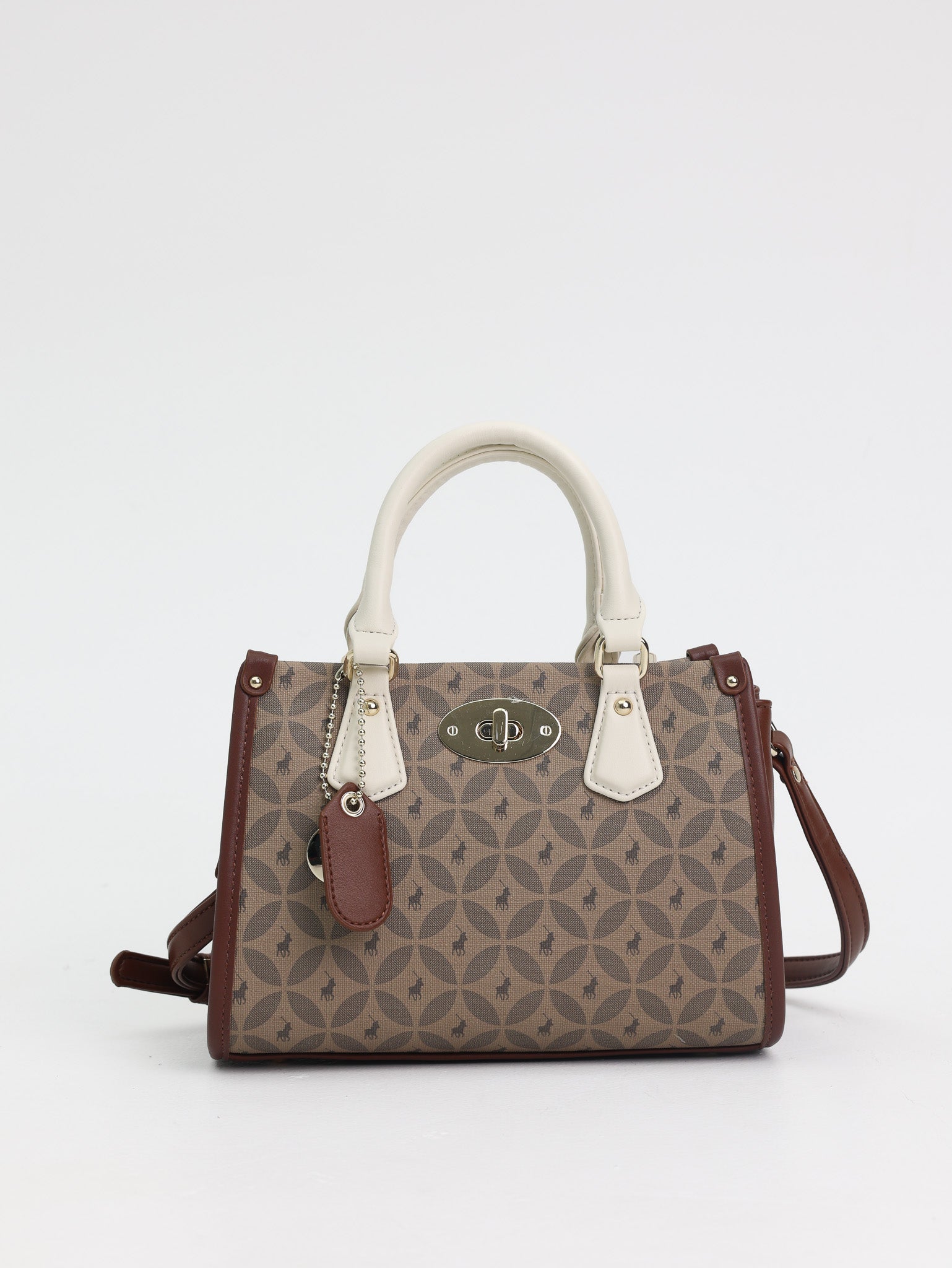Polo Small Shopper Sling Bag Tan
